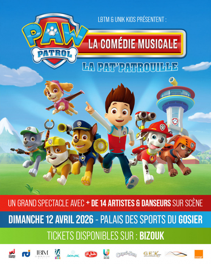 PAT&rsquo;PATROUILLE – LA COMÉDIE MUSICALE